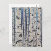 Carte Postale Birch tree Morse Code (Devant / Derrière)