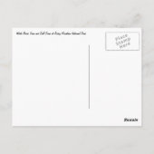 Carte Postale Birch Trees blancs et fougères d'automne à Rocky M (Dos)