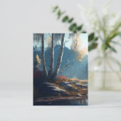 Carte Postale Birches Northern Ireland Round, Birch View (Debout devant)