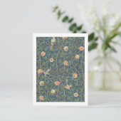 Carte Postale 'Bird and Pomegrenate' Wallpaper Design, printed b (Debout devant)