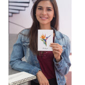 Carte Postale Bird of Paradise Watercolor, custom