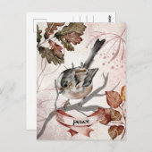 Carte Postale Bird on Branch Oracle Peace Card (Devant / Derrière)