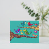 Carte Postale Bird Talk Postcard (Debout devant)