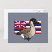 Carte Postale Birdable d'État d'Hawaii : Nene (Devant / Derrière)