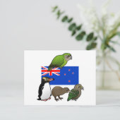 Carte Postale Birdables néo-zélandais (Debout devant)