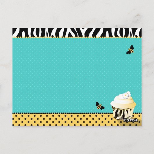 Carte postale Birday Bee TY (Dos)