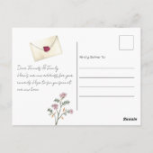 Carte postale Birdhouse New Home Moving Faire-part (Dos)