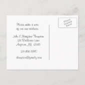 Carte postale Birdhouse Nouvelle adresse (Dos)