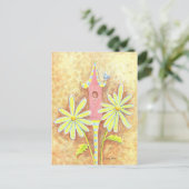 Carte Postale Birdhouse Whimsical (Debout devant)