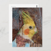 Carte Postale Birdie Médias mixtes (Devant / Derrière)