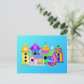 Carte postale Birdie Village (Debout devant)