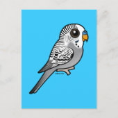 Carte Postale Birdorable Grey Budgie (Devant)