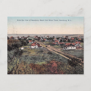 Carte Postale Bird's Eye View, Keansburg, New Jersey 1910