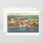 Carte Postale Bird's-Eye View of West Palm Beach, Floride, (Devant / Derrière)