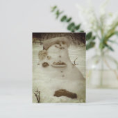 Carte Postale Birdy le Snowman (Debout devant)