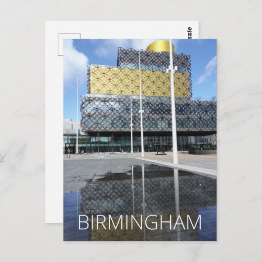 Carte Postale Birmingham (Devant / Derrière)