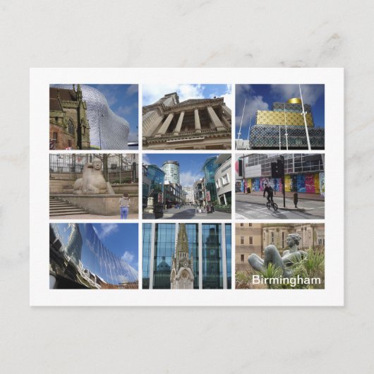 Carte Postale Birmingham (Devant)