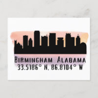 Birmingham AL City Skyline