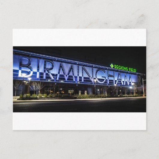 Carte Postale Birmingham Alabama (Devant)