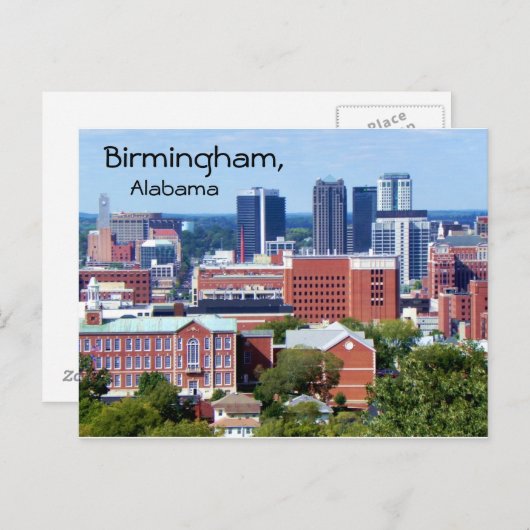 Carte Postale Birmingham (Alabama) (Devant / Derrière)