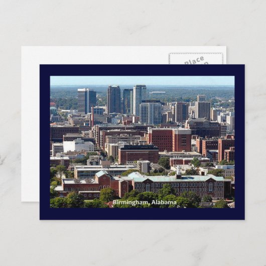 Carte Postale Birmingham (Alabama) (Devant / Derrière)