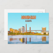 Carte Postale Birmingham Alabama Railroad Park Centre-ville (Devant / Derrière)