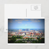 Carte Postale Birmingham, Alabama Skyline (Devant / Derrière)