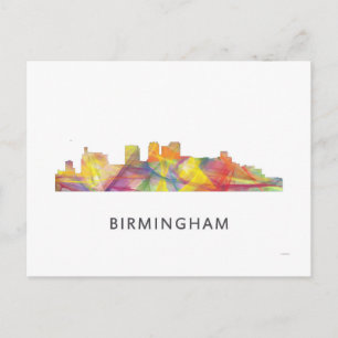 CARTE POSTALE BIRMINGHAM ALABAMA SKYLINE WB1