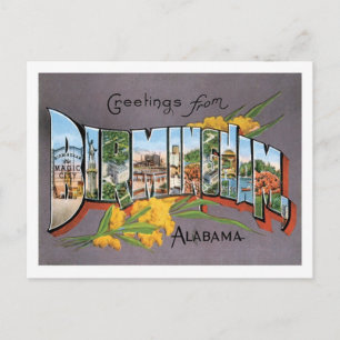 Carte Postale Birmingham Alabama Travel US City