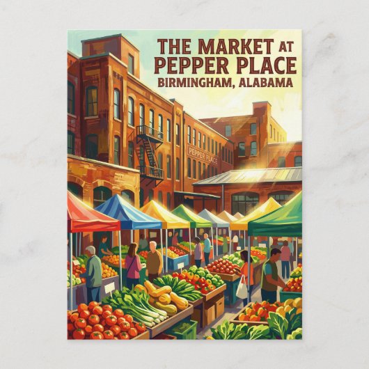 Carte Postale Birmingham États-Unis (Devant)