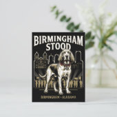 Carte Postale Birmingham Stood Bloodhound Civil Rights Heritage  (Debout devant)