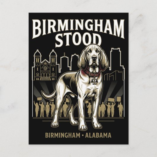 Carte Postale Birmingham Stood Bloodhound Civil Rights Heritage  (Devant)