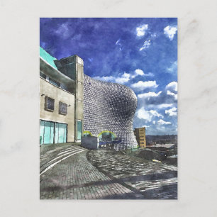 Carte Postale Birmingham Watercolor