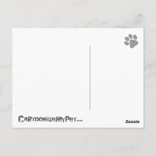 Carte Postale Birthday Bull Terrier (Dos)