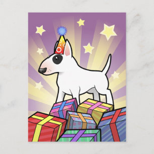 Carte Postale Birthday Bull Terrier