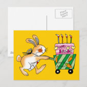 Carte Postale Birthday Bunny Cake (Devant / Derrière)