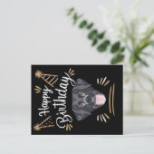 Carte Postale Birthday Gift Black Labrador (Debout devant)