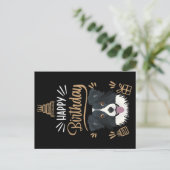 Carte Postale Birthday Gift Border Collie (Debout devant)