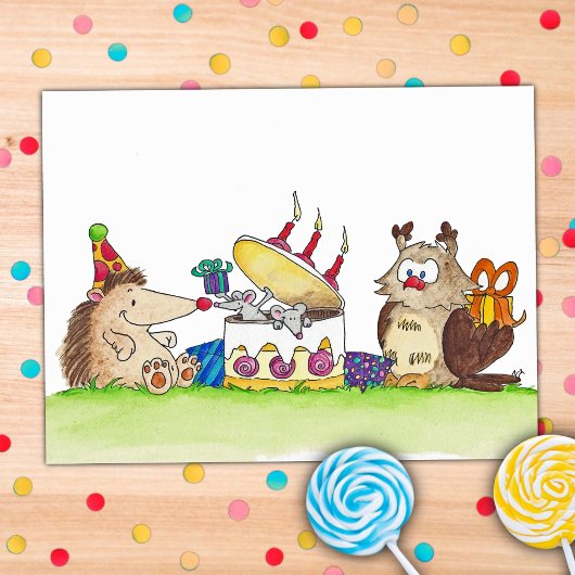 Carte postale BIRTHDAY SURPRISE par Nicole Janes