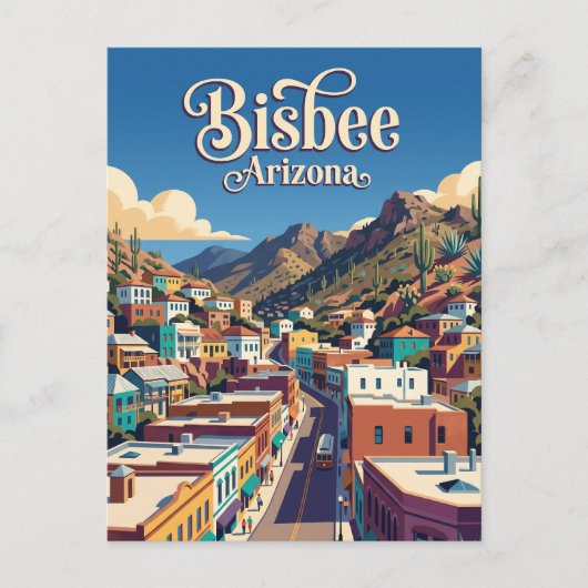 Carte Postale Bisbee États-Unis (Devant)