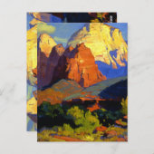 Carte Postale Bischoff - Zion Park (Devant / Derrière)