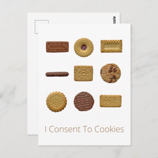 Carte Postale Biscuit (Devant / Derrière)