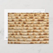 Carte Postale Biscuit Matzah (Devant / Derrière)