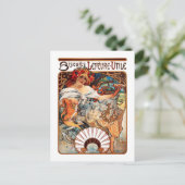 Carte Postale Biscuit, Mucha (Debout devant)