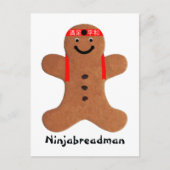 Carte Postale Biscuit Ninjabreadman (biscuit) (Devant)