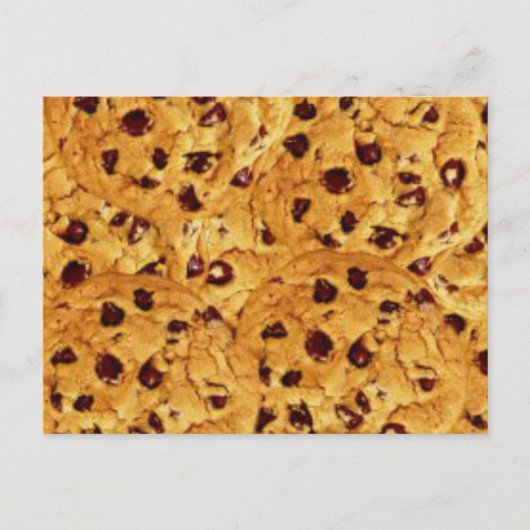 Carte Postale biscuits à puce au chocolat (Devant)