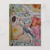 Carte Postale biscuits beurre oeufs Collage  (Devant)