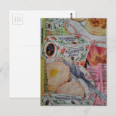 Carte Postale biscuits butter eggs Collage  (Devant / Derrière)