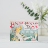 Carte Postale Biscuits Chocolat Aliments Vintages et art (Debout devant)