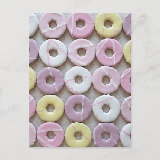 Carte Postale Biscuits Colorés (Devant)